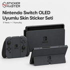 Nintendo Switch OLED Uyumlu Skin Sticker Seti
