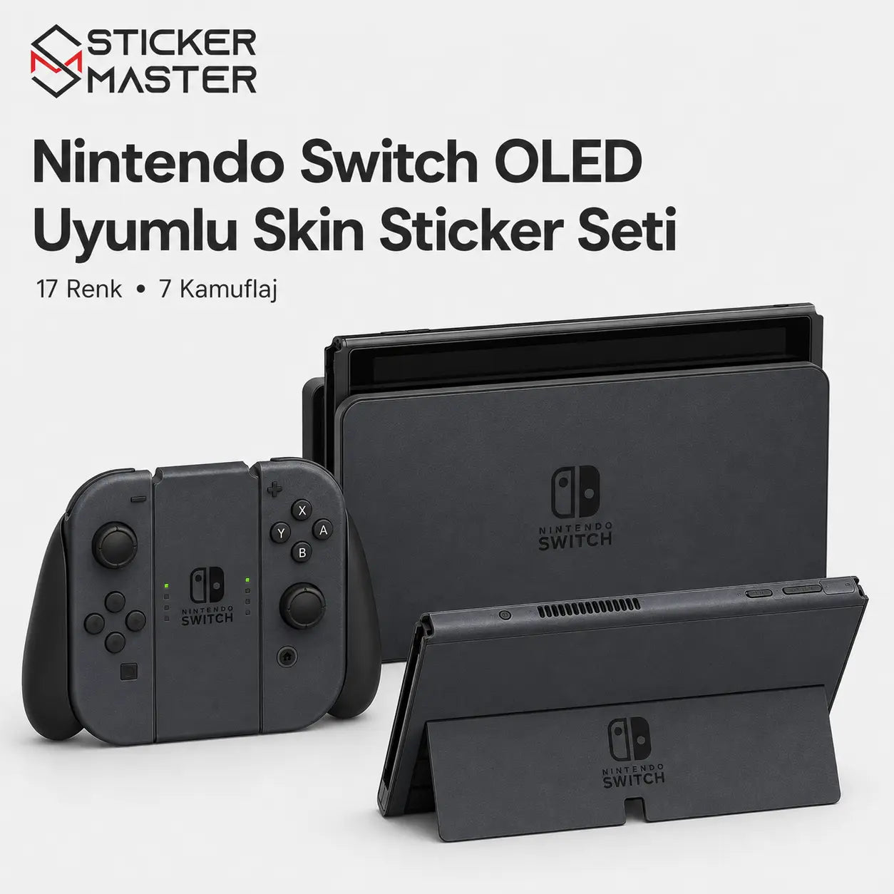 Nintendo Switch OLED Uyumlu Skin Sticker Seti
