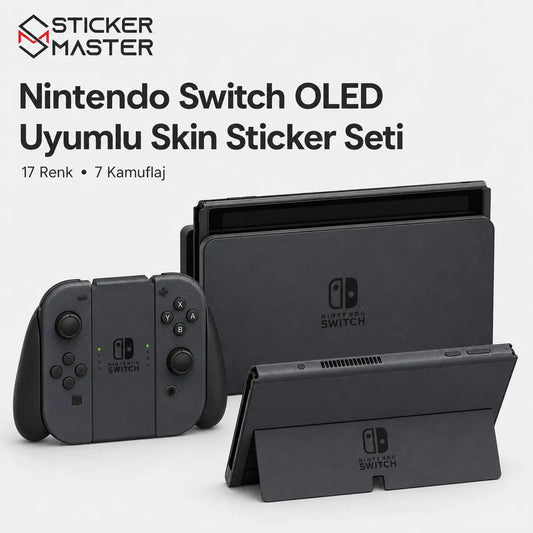 Nintendo Switch OLED Uyumlu Skin Sticker Seti