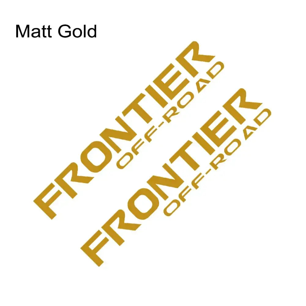 Nissan Frontier Sticker Off-Road Yan Kasa Yazı Seti | Sticker Master - Sticker Master