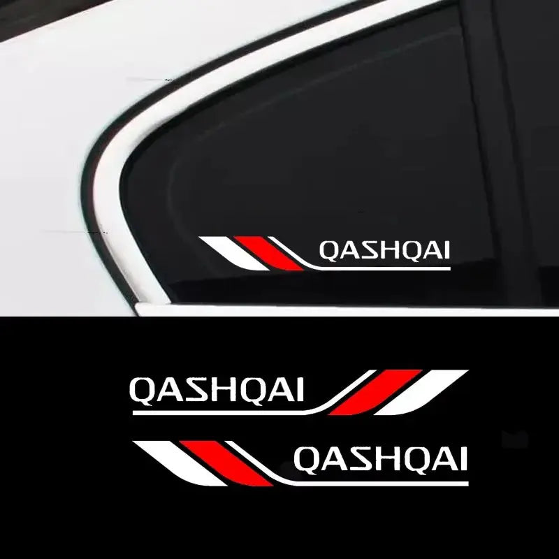 Nissan Qashqai Sticker 2 Adet Yan Cam Seti | Sticker Master - Sticker Master
