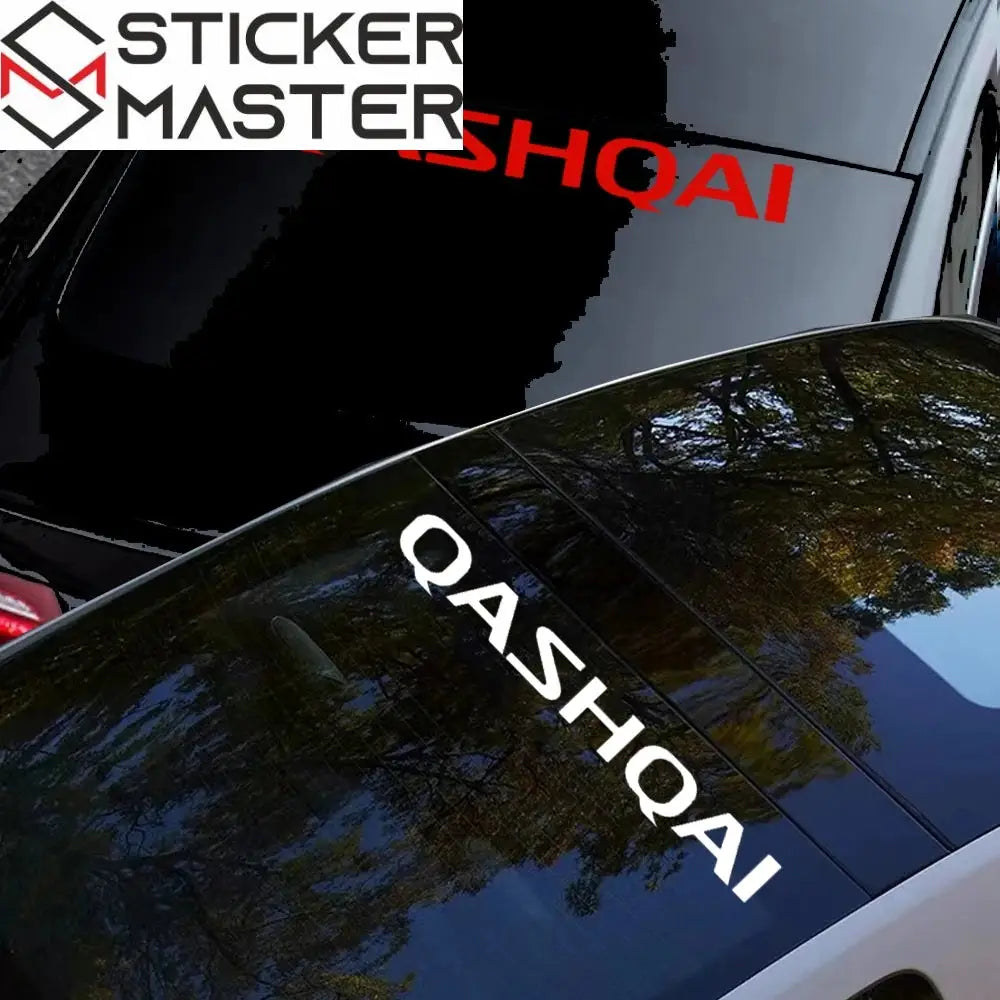 Nissan Qashqai Sticker | J10 ve J11 Ön Cam Yazısı (90 cm) - Sticker Master