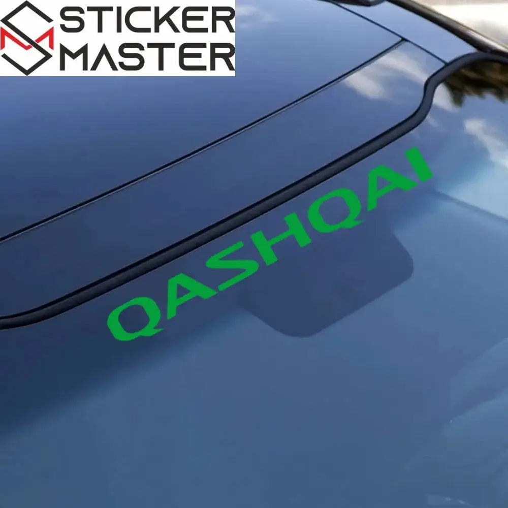 Nissan Qashqai Sticker | J10 ve J11 Ön Cam Yazısı (90 cm) - Sticker Master
