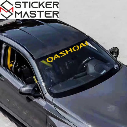 Nissan Qashqai Sticker | J10 ve J11 Ön Cam Yazısı (90 cm) - Sticker Master