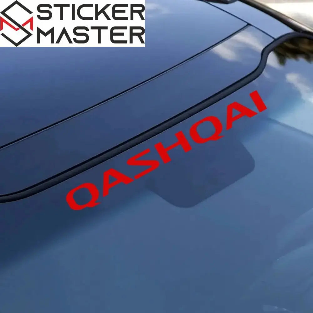 Nissan Qashqai Sticker | J10 ve J11 Ön Cam Yazısı (90 cm) - Sticker Master
