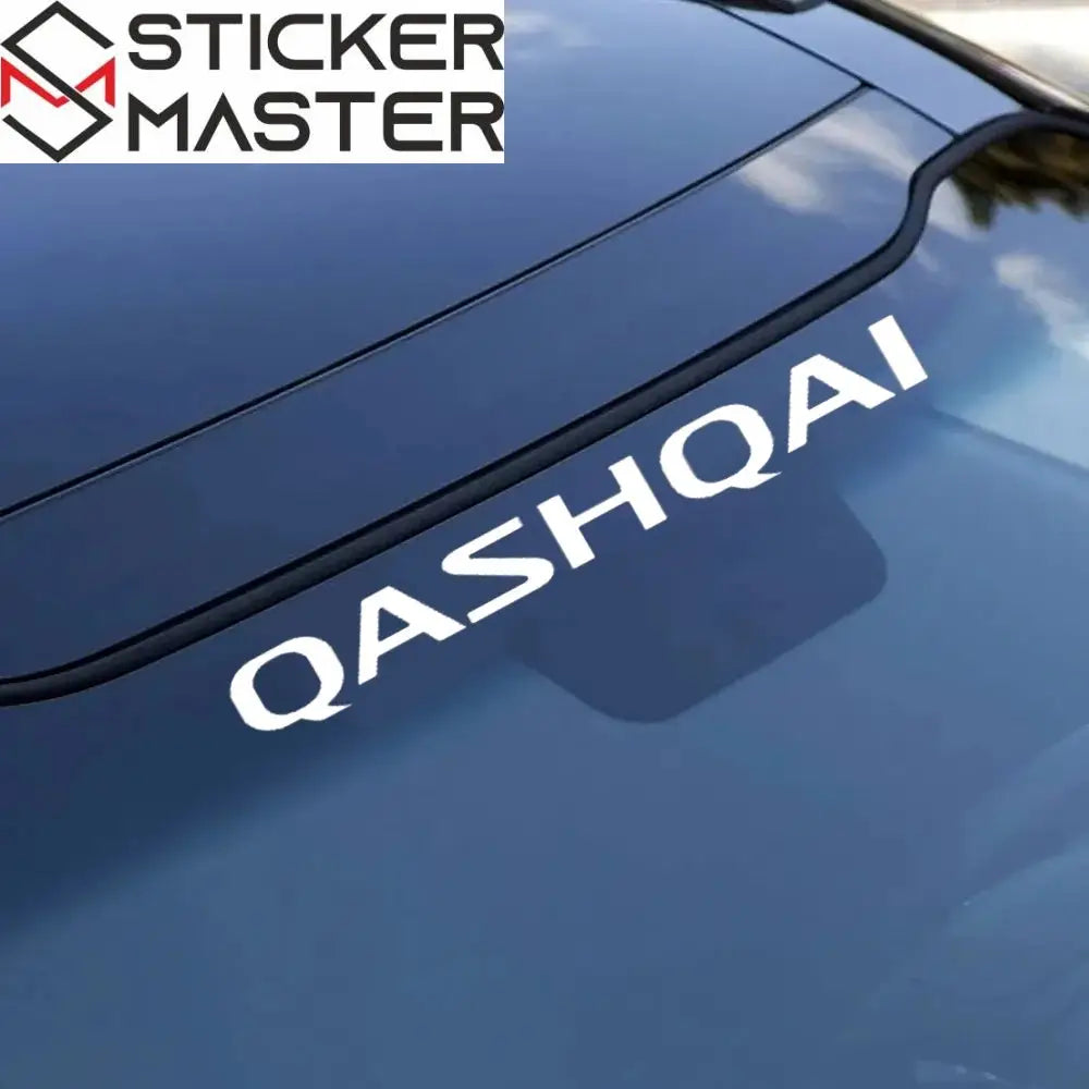 Nissan Qashqai Sticker | J10 ve J11 Ön Cam Yazısı (90 cm) - Sticker Master