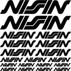 Sticker Master Nissin Sponsor Set Oto Motor Araba Sticker