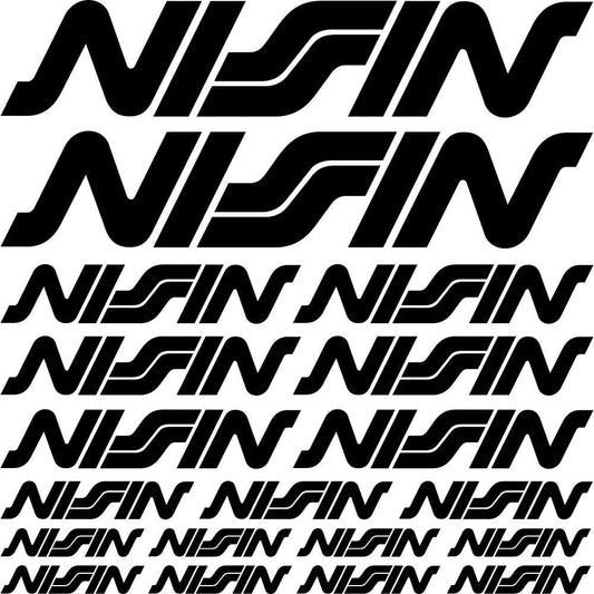 Sticker Master Nissin Sponsor Set Oto Motor Araba Sticker