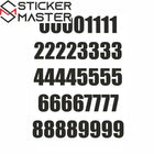 Numara Sticker Seti 40x25mm (40 Adet) | Çok Amaçlı Vinil Etiket