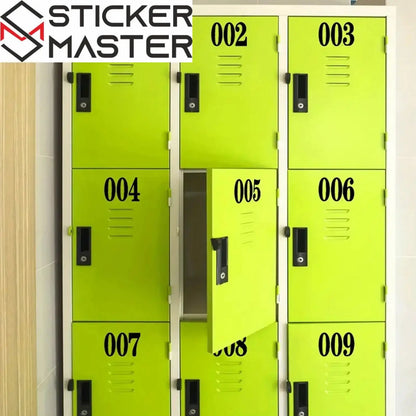 Numara Sticker Seti (4 Sayfa) | Posta Kutusu ve Kapı Numarası Sticker Master