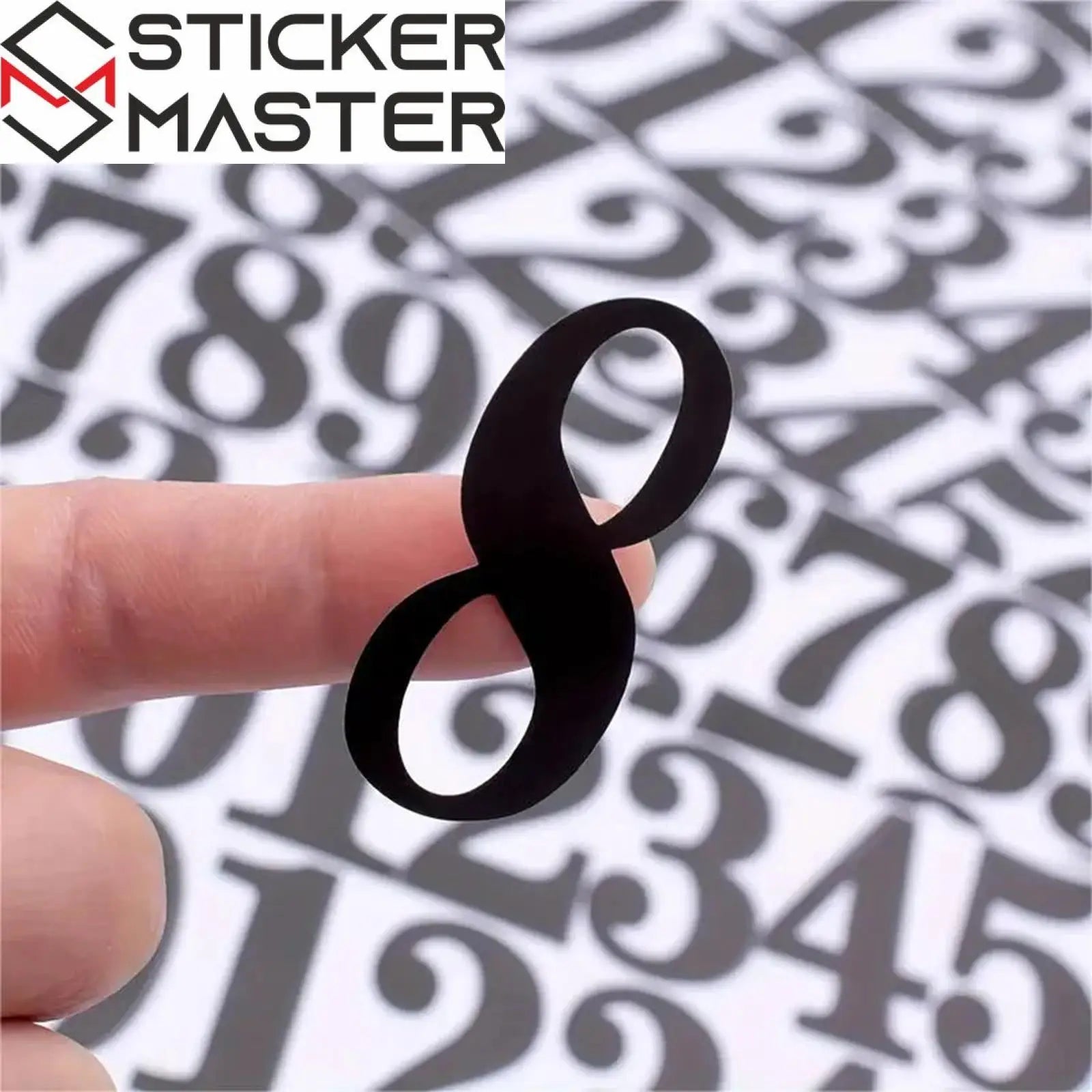 Numara Sticker Seti (4 Sayfa) | Posta Kutusu ve Kapı Numarası Sticker Master