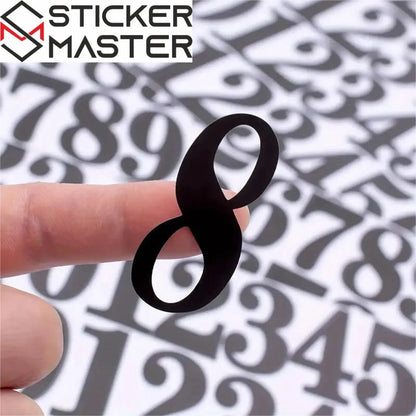 Numara Sticker Seti (4 Sayfa) | Posta Kutusu ve Kapı Numarası Sticker Master