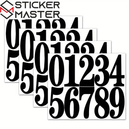Numara Sticker Seti (4 Sayfa) | Posta Kutusu ve Kapı Numarası Sticker Master