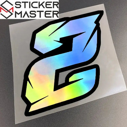 Numara Sticker | 0-9 Arası Yarış Tarzı Holografik Decal (5-10 cm) Sticker Master