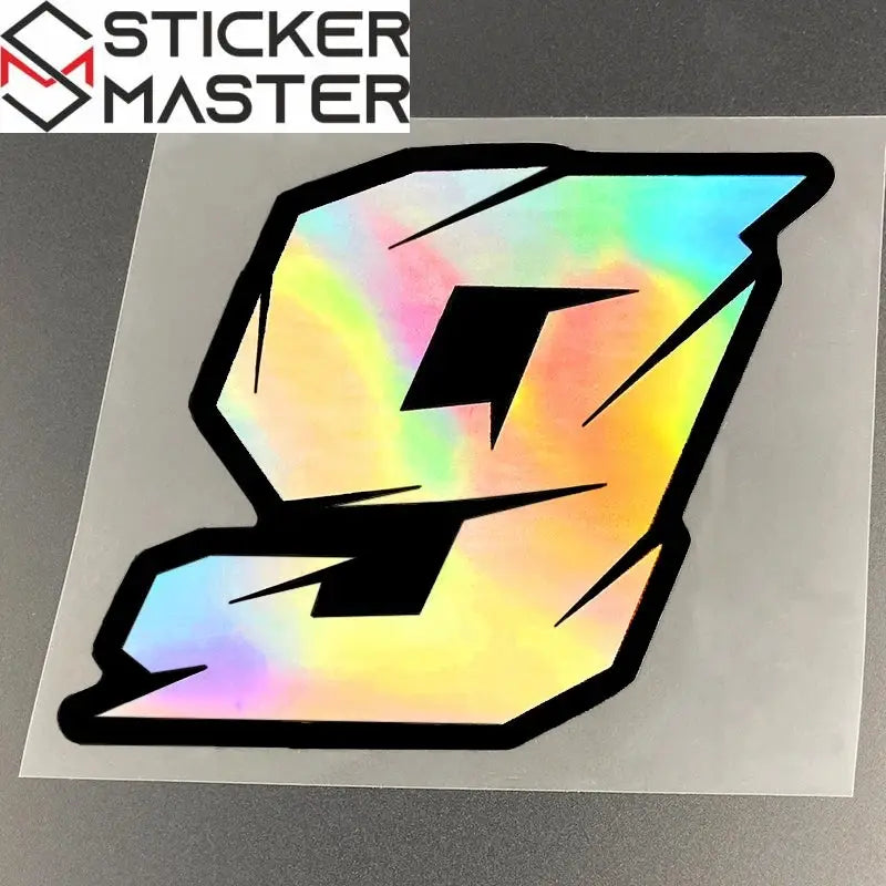 Numara Sticker | 0-9 Arası Yarış Tarzı Holografik Decal (5-10 cm) Sticker Master