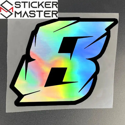 Numara Sticker | 0-9 Arası Yarış Tarzı Holografik Decal (5-10 cm) Sticker Master