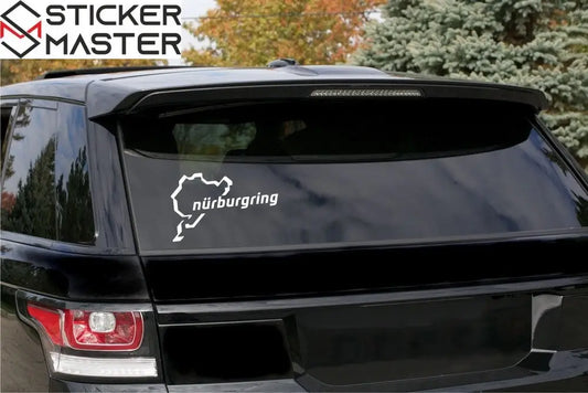 Sticker Master Nürburgring Motor, Kask, Laptop, Araba, Oto Araç İçin Dayanıklı Etiket Decal