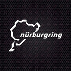 Sticker Master Nürburgring Sticker – 15 cm Dayanıklı Araç, Kask, Laptop Etiketi