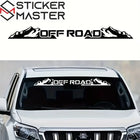 Off Road Ön Cam Sticker Dağ Temalı Tasarım | Sticker Master