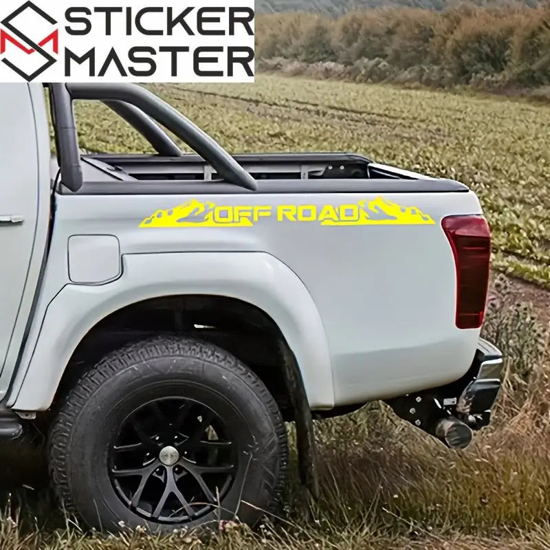 Sticker Master OFF ROAD Ön Cam Stickerı | Dağ Temalı Arazi Aracı Çıkartması - Sticker Master