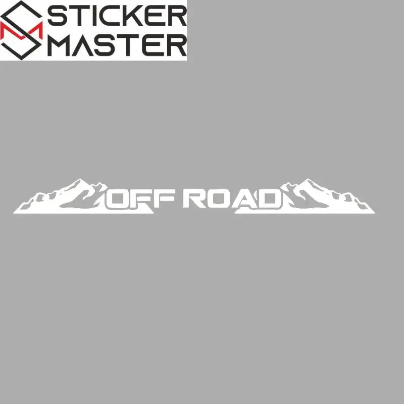 Sticker Master OFF ROAD Ön Cam Stickerı | Dağ Temalı Arazi Aracı Çıkartması - Sticker Master