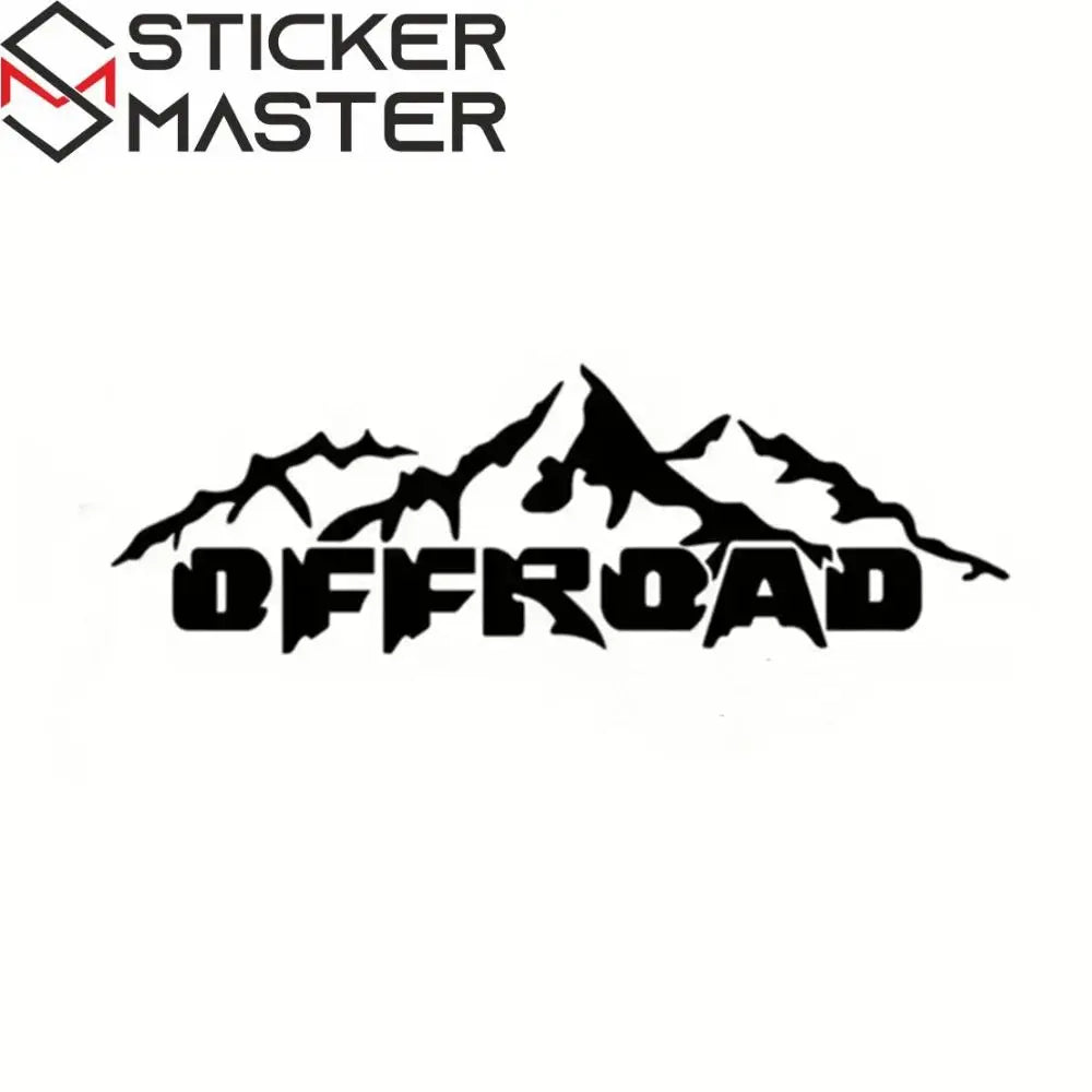 Offroad Sticker Dağ Macerası 4x4 Etiketi | Sticker Master - Sticker Master