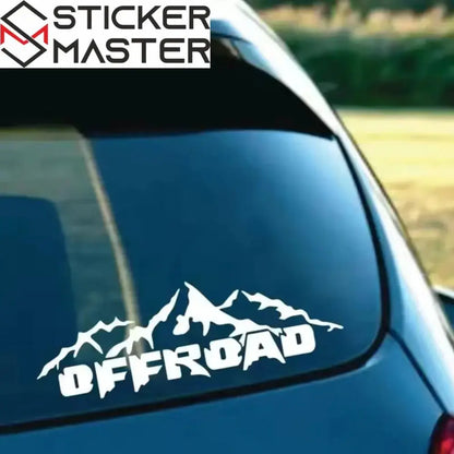 Offroad Sticker Dağ Macerası 4x4 Etiketi | Sticker Master - Sticker Master