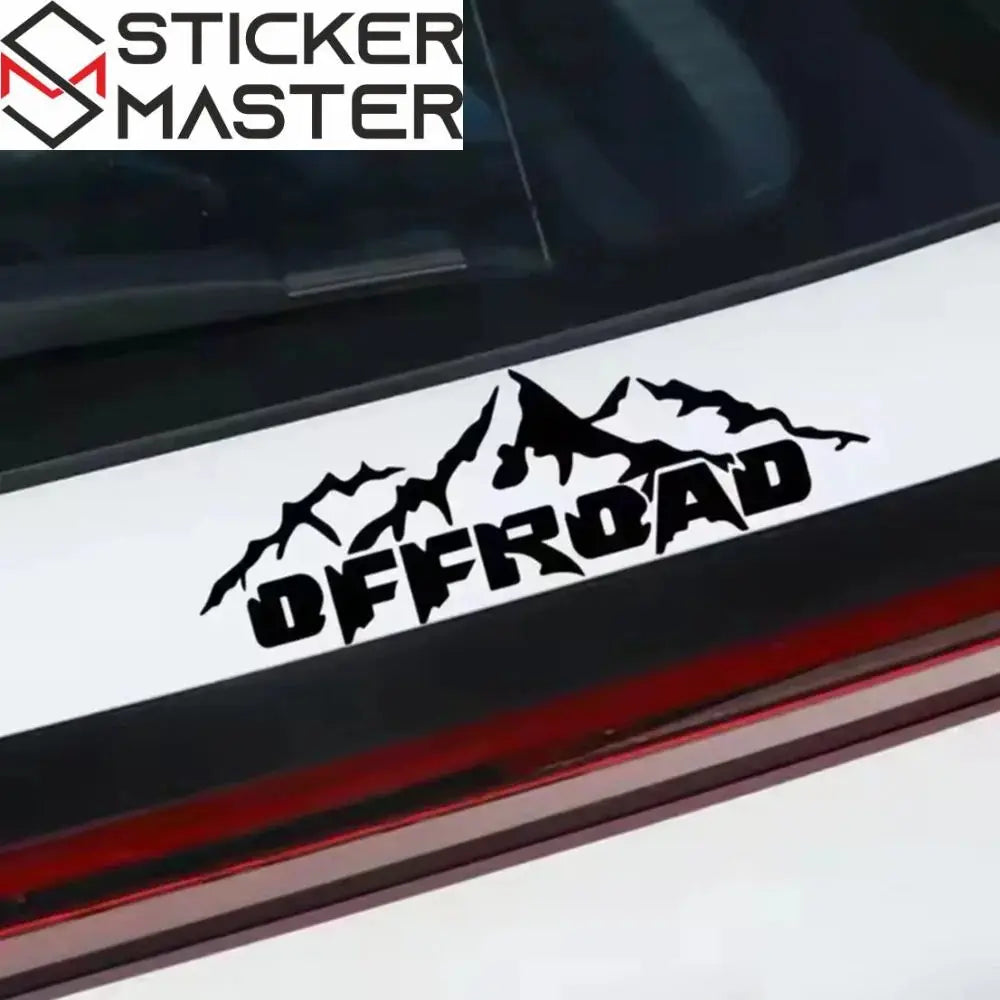 Offroad Sticker Dağ Macerası 4x4 Etiketi | Sticker Master - Sticker Master
