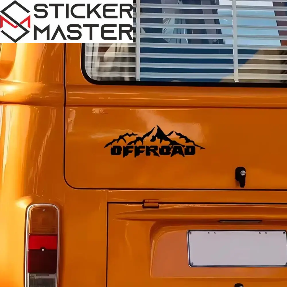 Offroad Sticker Dağ Macerası 4x4 Etiketi | Sticker Master - Sticker Master