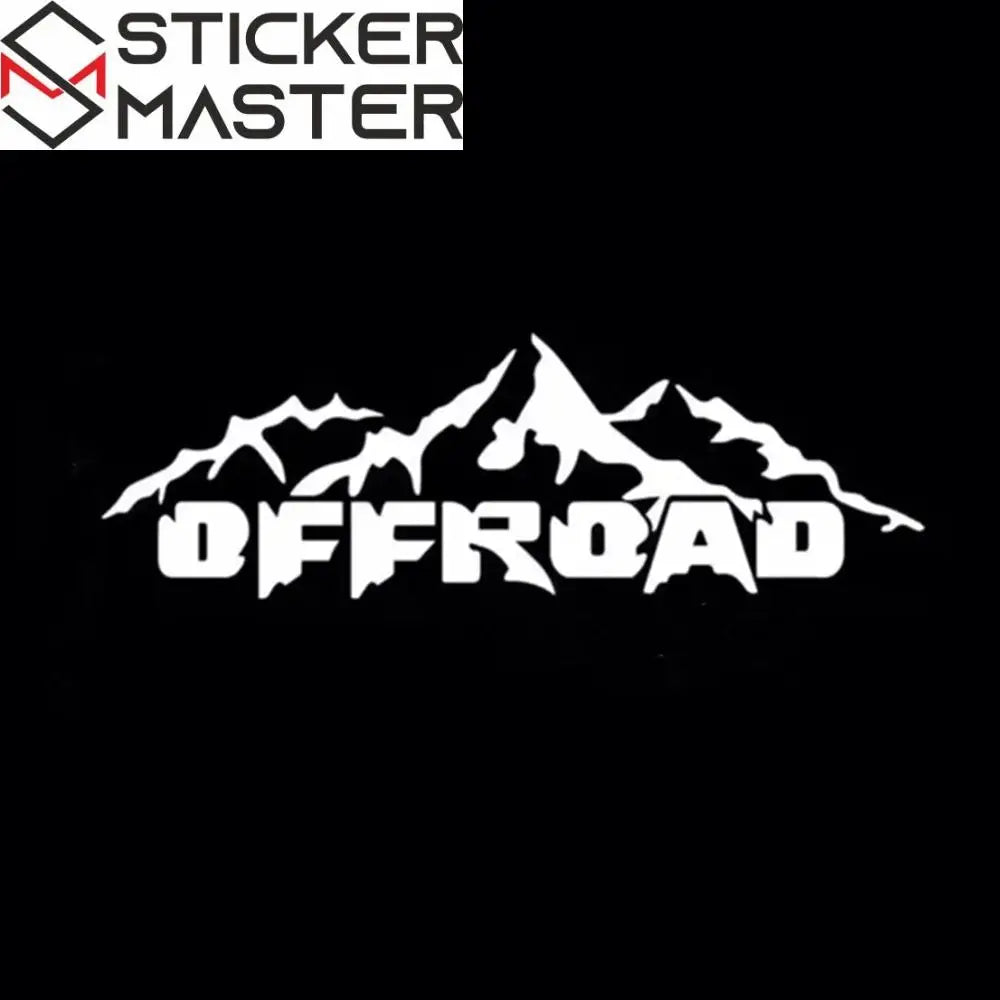 Offroad Sticker Dağ Macerası 4x4 Etiketi | Sticker Master - Sticker Master