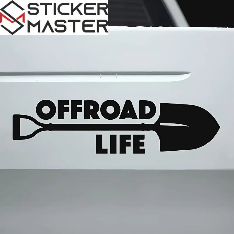 Offroad Sticker | Offroad Life Kürek Tasarımlı Çizik Gizleyici Decal (20 cm) Sticker Master