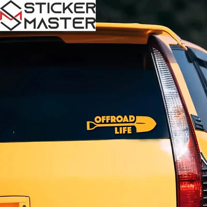Offroad Sticker | Offroad Life Kürek Tasarımlı Çizik Gizleyici Decal (20 cm) Sticker Master