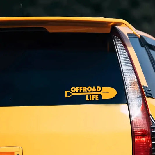 Offroad Sticker | Offroad Life Kürek Tasarımlı Çizik Gizleyici Decal (20 cm) Sticker Master