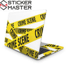 Olay Yeri İnceleme Laptop Sticker Crime Scene Vinil Kaplama | Sticker Master