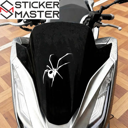 Örümcek Sticker | Black Widow Kask ve Depo Decal Seti (İkili Paket) Sticker Master