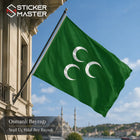 Osmanlı Bayrağı – Yeşil Üç Hilal Bez Bayrak