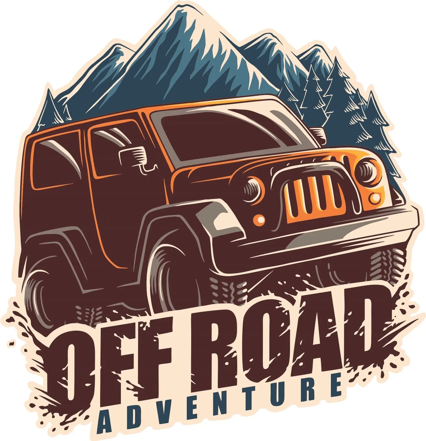 Sticker Master Sticker Oto Off Road 4x4 Sticker Seti Motor, Kask, Laptop, Araba, Oto Araç İçin Dayanıklı Etiket Decal 13 Adet 10 Cm