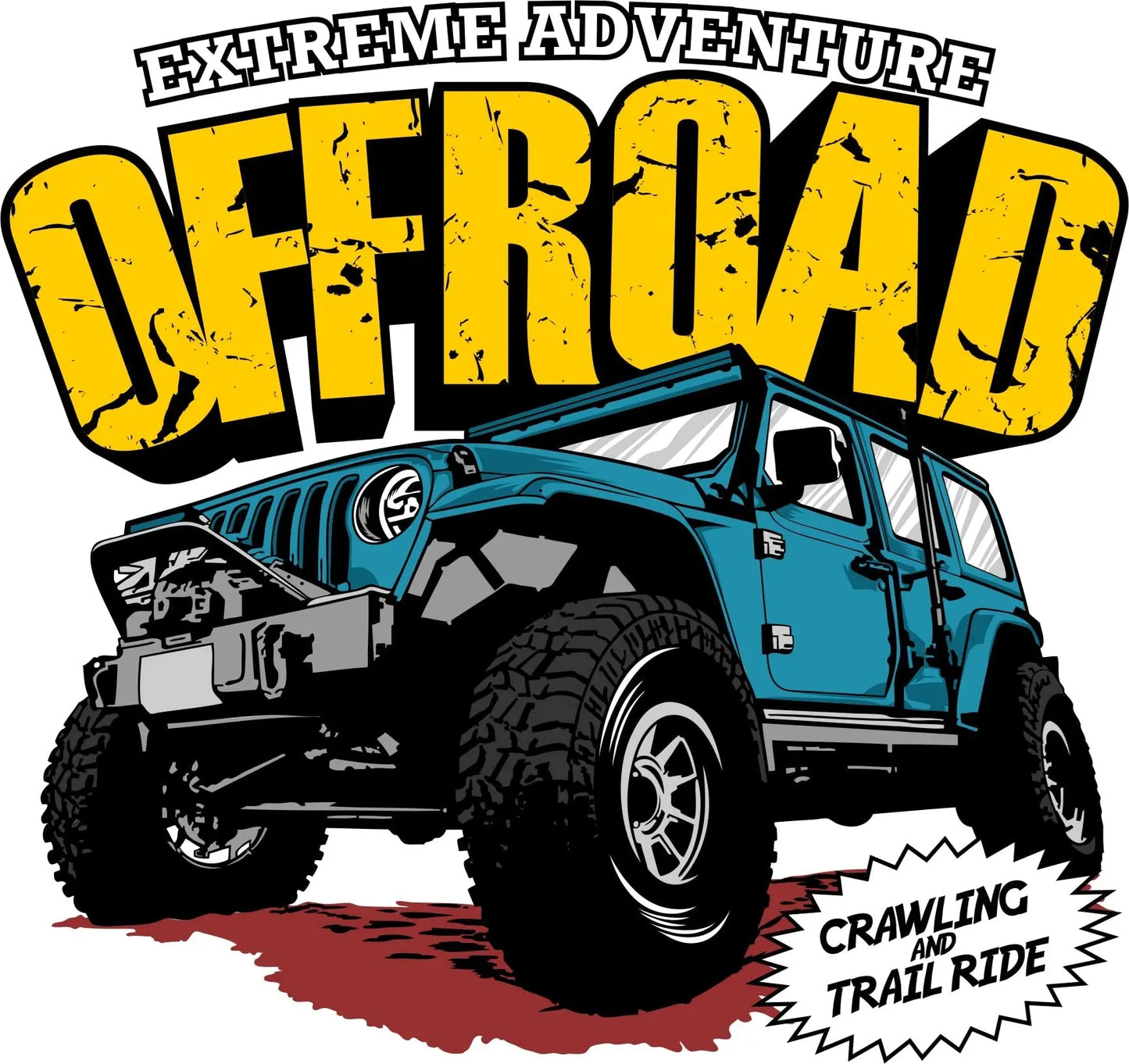 Sticker Master Sticker Oto Off Road 4x4 Sticker Seti Motor, Kask, Laptop, Araba, Oto Araç İçin Dayanıklı Etiket Decal 13 Adet 10 Cm