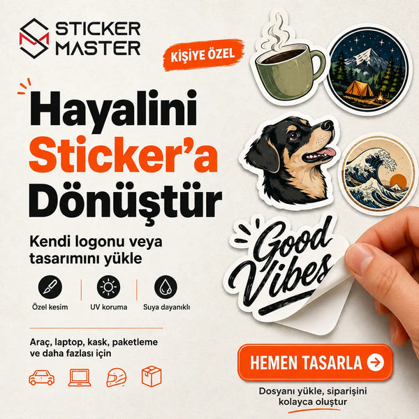 Ozel Tasarim Sticker Kisiye Ozel Baski | Sticker Master
