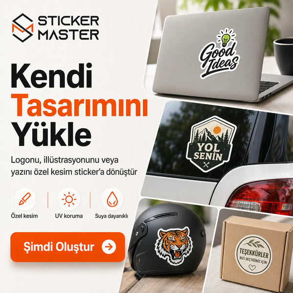 Ozel Tasarim Sticker Kisiye Ozel Baski | Sticker Master ads