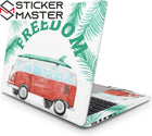 Özgürlük Karavanı Laptop Sticker Vintage Freedom Kaplama | Sticker Master
