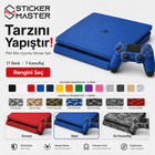 PS4 Slim Uyumlu Konsol Sticker Seti