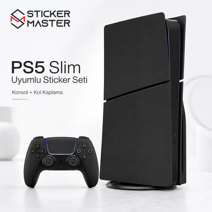 PS5 Slim Uyumlu Konsol Sticker Seti