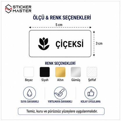 Parfum Numune ve Koleksiyon Etiket Seti 24 Parca olcu