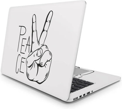 Sticker Master Vintage Peace Evrensel Sticker Dizüstü Bilgisayar Vinil Sticker Decal 12" 13" 13.3" 14" 15" 15.4" 15.6 inç Dizüstü Bilgisayar Çıkartma Koruyucu Macbook Asus Acer Hp Lenovo Huawei Dell İçin - Sticker Master