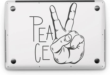 Sticker Master Vintage Peace Evrensel Sticker Dizüstü Bilgisayar Vinil Sticker Decal 12" 13" 13.3" 14" 15" 15.4" 15.6 inç Dizüstü Bilgisayar Çıkartma Koruyucu Macbook Asus Acer Hp Lenovo Huawei Dell İçin - Sticker Master