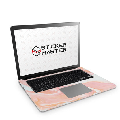 Sticker Master Abstract Liquid Pink Evrensel Sticker Dizüstü Bilgisayar Vinil Sticker Decal 12" 13" 13.3" 14" 15" 15.4" 15.6 inç Dizüstü Bilgisayar Çıkartma Koruyucu Macbook Asus Acer Hp Lenovo Huawei Dell İçin - Sticker Master