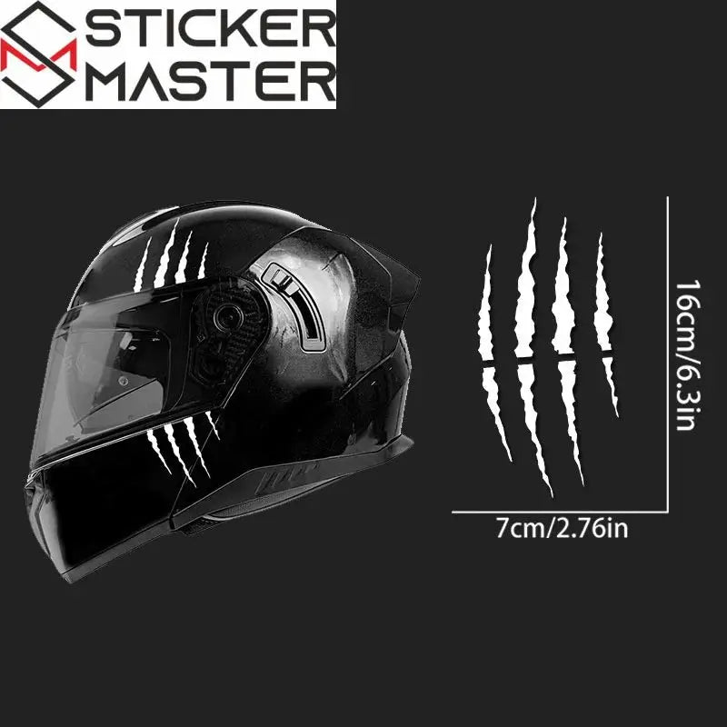 Pençe Sticker | Ghost Claw Canavar İzi Kask ve Depo Decal (16 cm) - Sticker Master