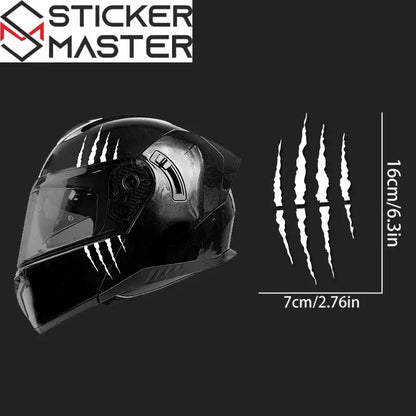 Pençe Sticker | Ghost Claw Canavar İzi Kask ve Depo Decal (16 cm) - Sticker Master