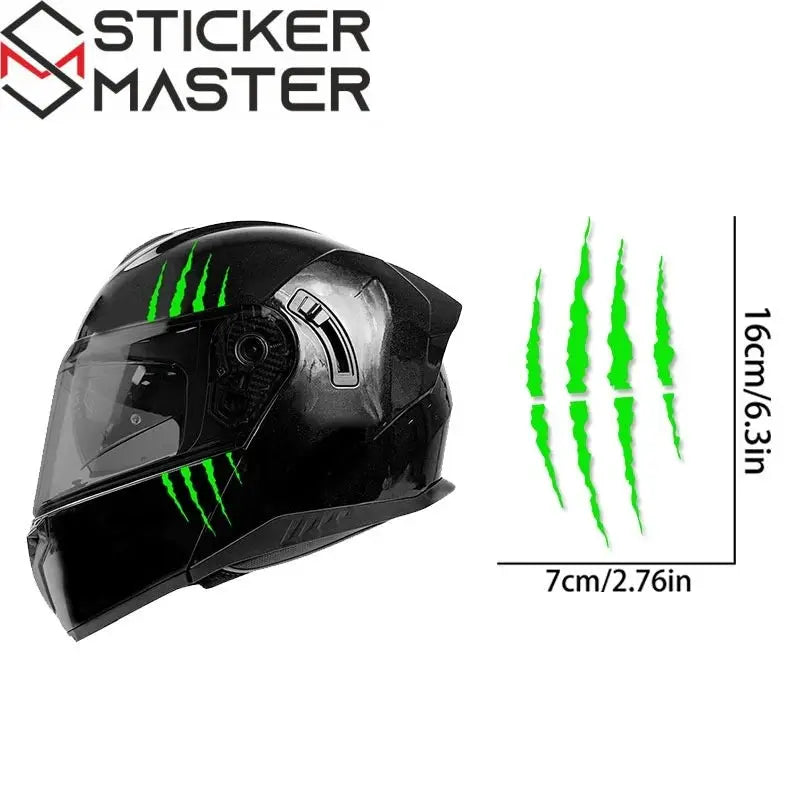Pençe Sticker | Ghost Claw Canavar İzi Kask ve Depo Decal (16 cm) - Sticker Master